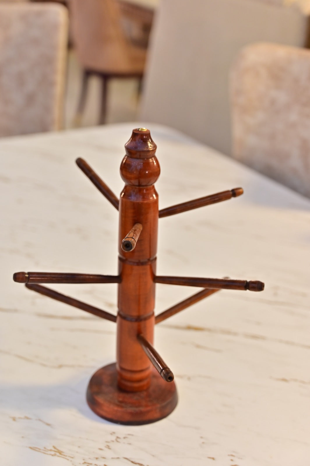 Wooden Churi Stand – Traditional Bangle Organizer & Display Holder